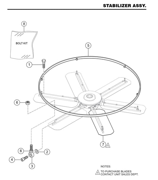 HTX6H Stabilizer Assembly