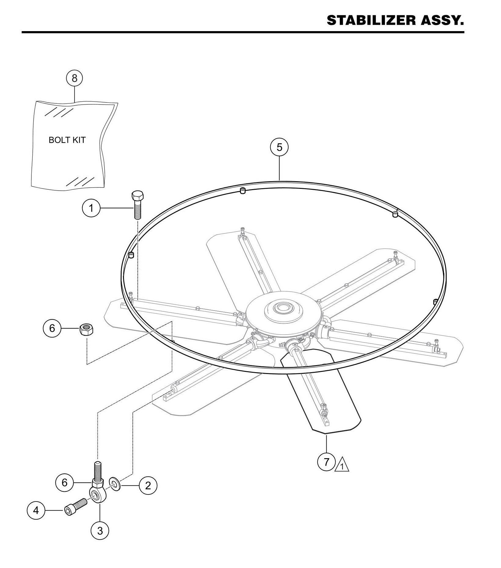 STX6H Stabilizer Assembly