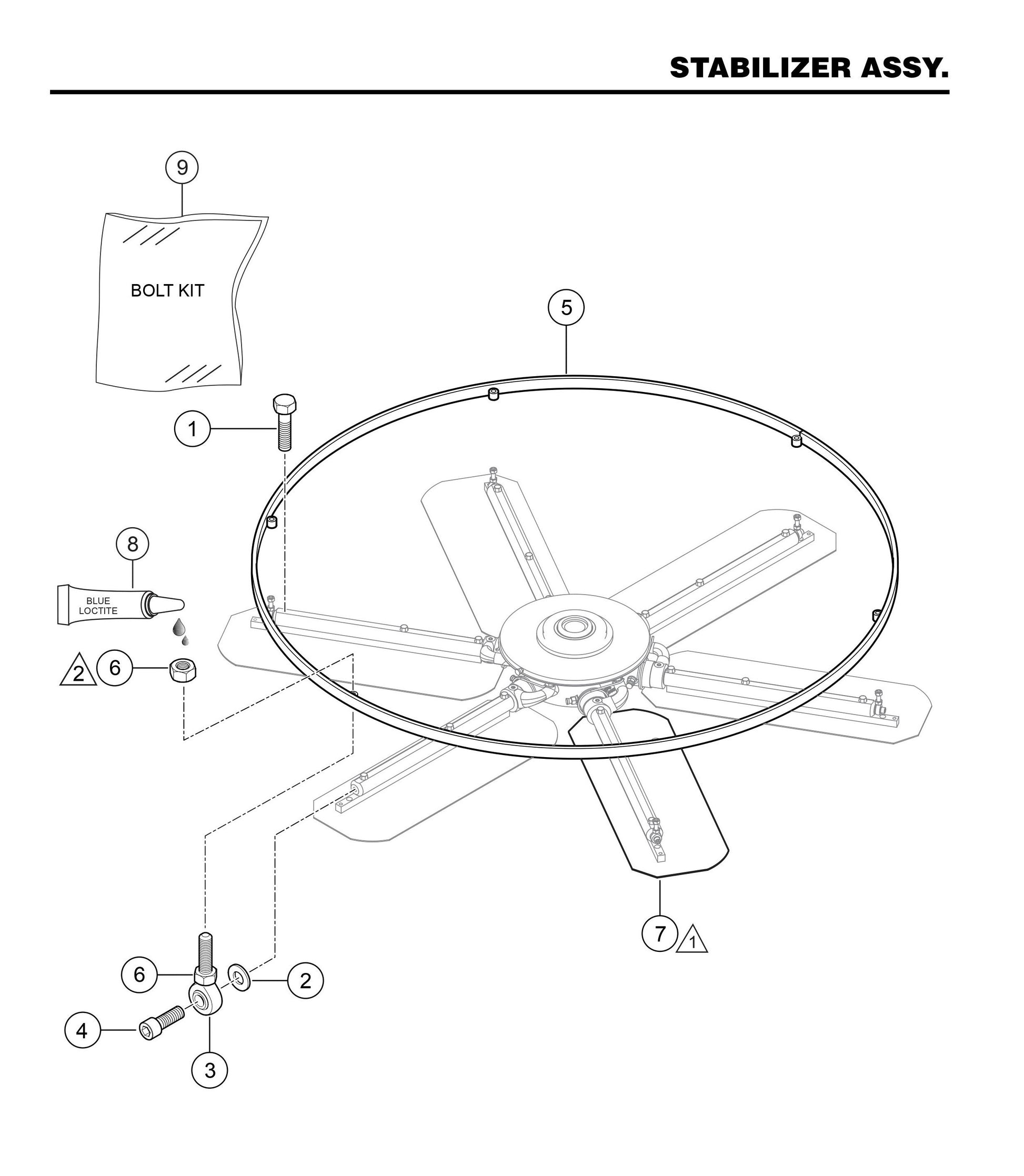 STXD6I Stabilizer Assembly