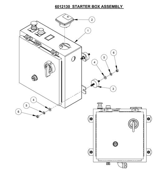 CC4120 /30EXL-3 Starter Box Assembly