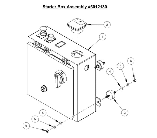 CC3500E (Starter Box Assembly For 30HP Motor)