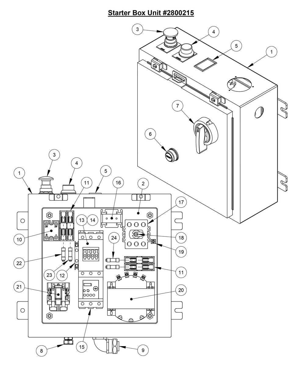 CC3700E-3 Starter Box Unit