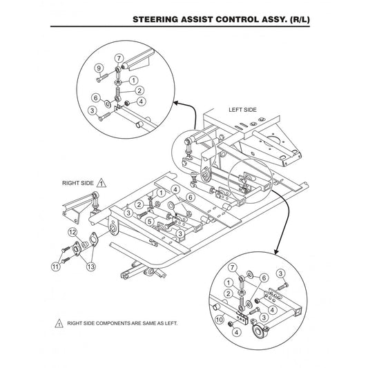 HTN27KTCSL HTN28KTCSL Steering Assist Control Assembly (R/L)