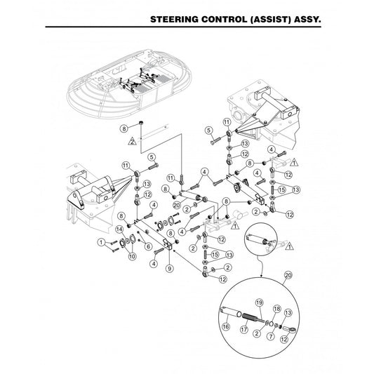 HHNG4 HHNG5 Steering Control (Assist) Assembly