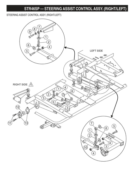 STR46SP STOW-Steering Assist Control Assembly (Right/Left)