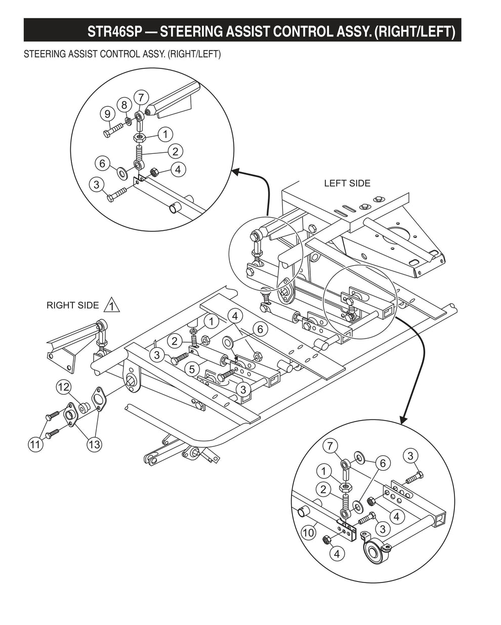 STR46SP STOW-Steering Assist Control Assembly (Right/Left)