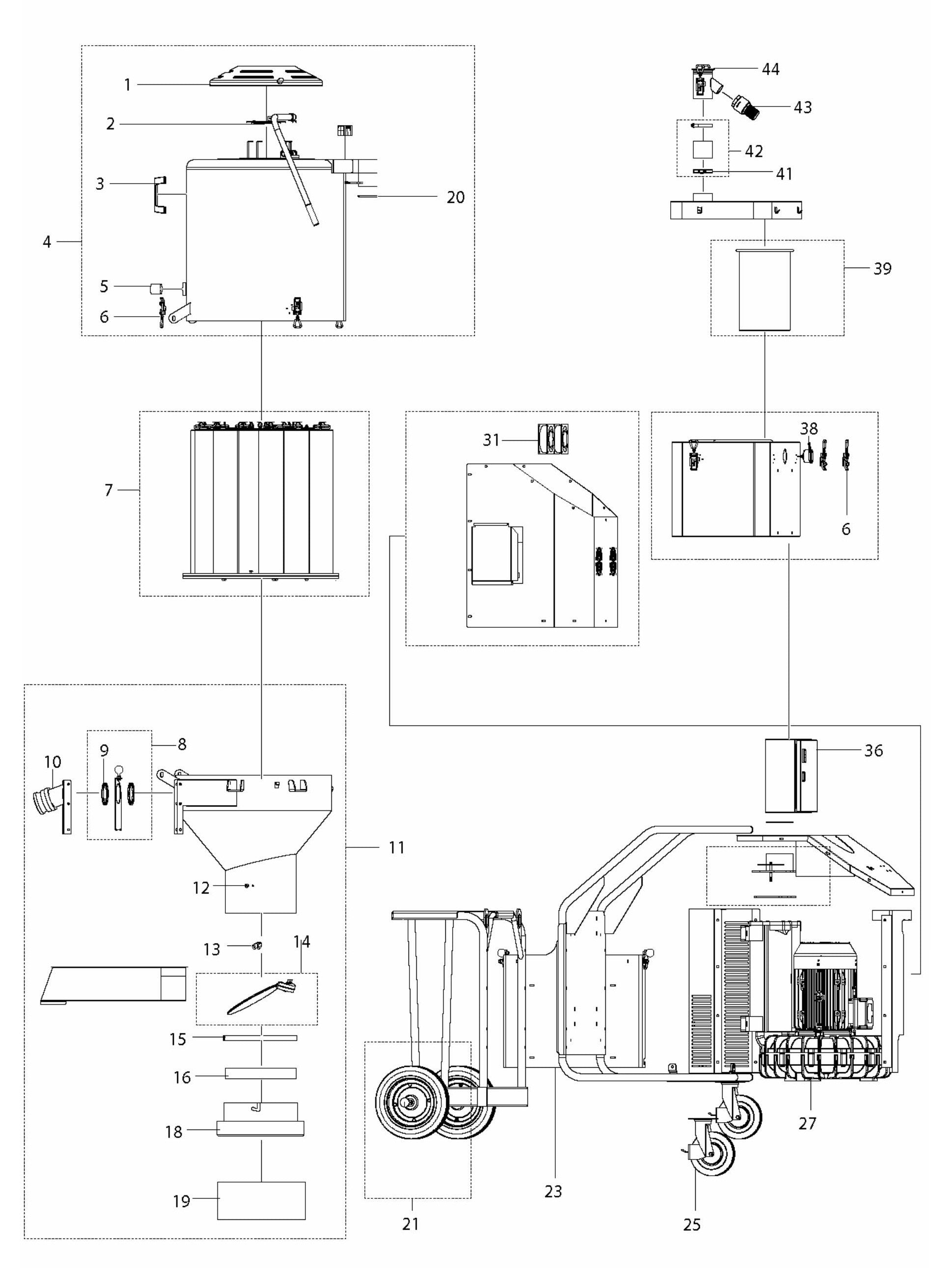 T 10000 Product Complete Assembly Parts