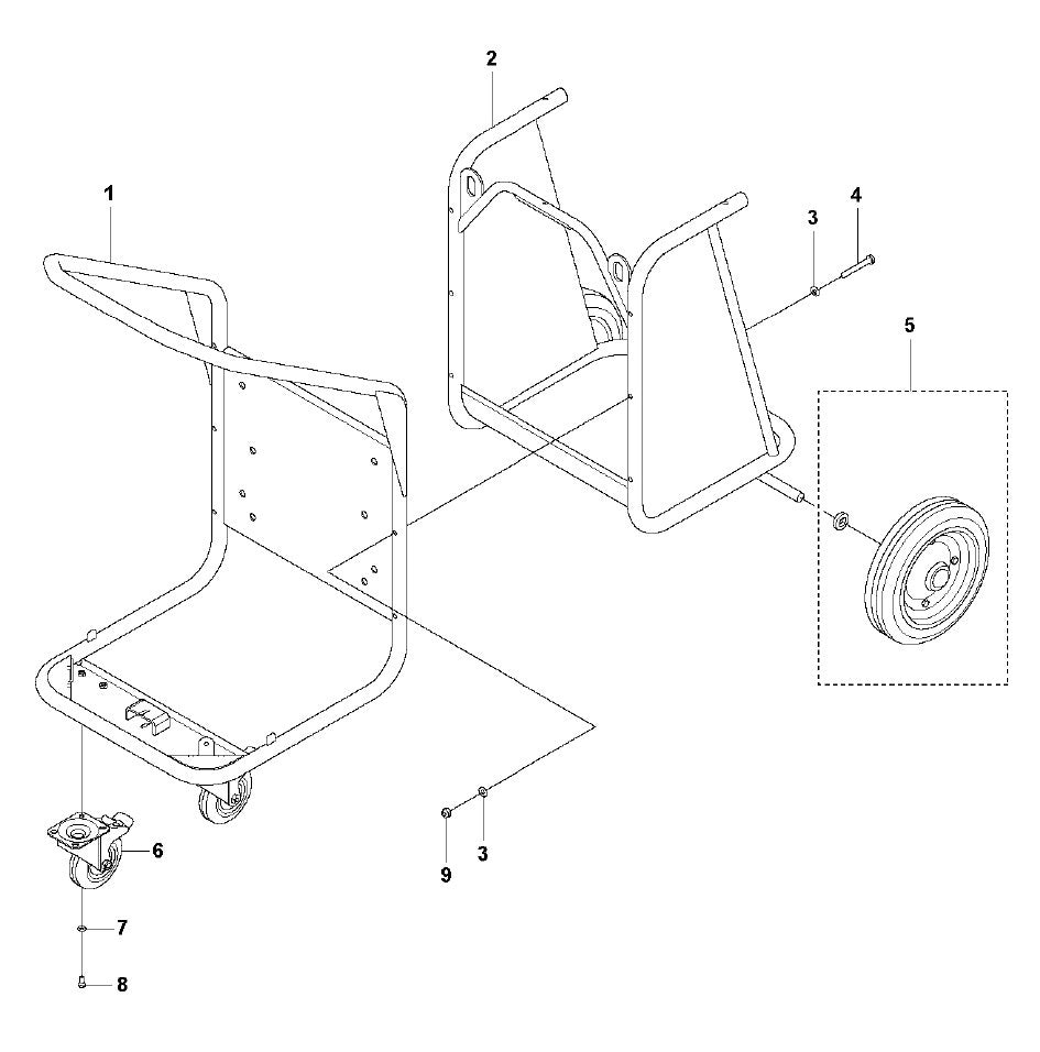 T 8600 Carriage Assembly Parts