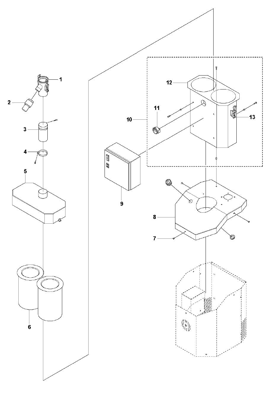 T7500, T8600 Cover Assembly Parts