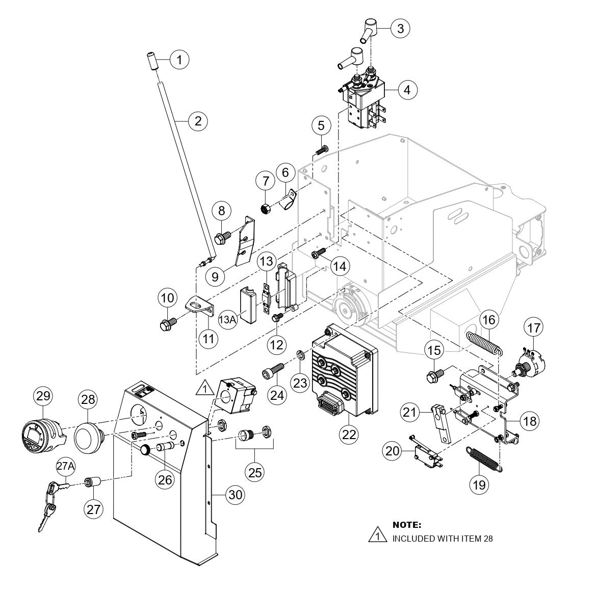 TB11G Control Panel/Controller Assembly (Electric) Parts by Multiquip Whiteman