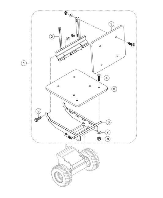 TB11G Flatbed Assembly Parts by Multiquip Whiteman