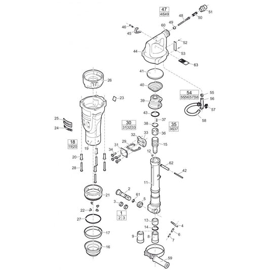 TEX 09PE Pneumatic Pick Hammer