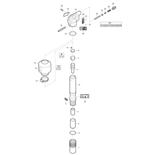 TEX 09PSR Pneumatic Pick Hammer