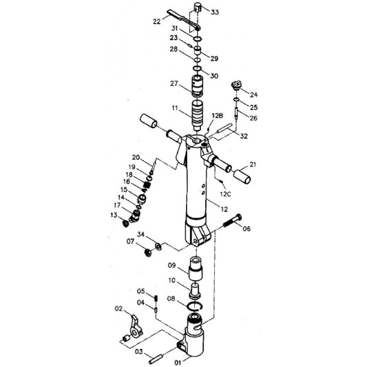 TEX 37P Pneumatic Breaker