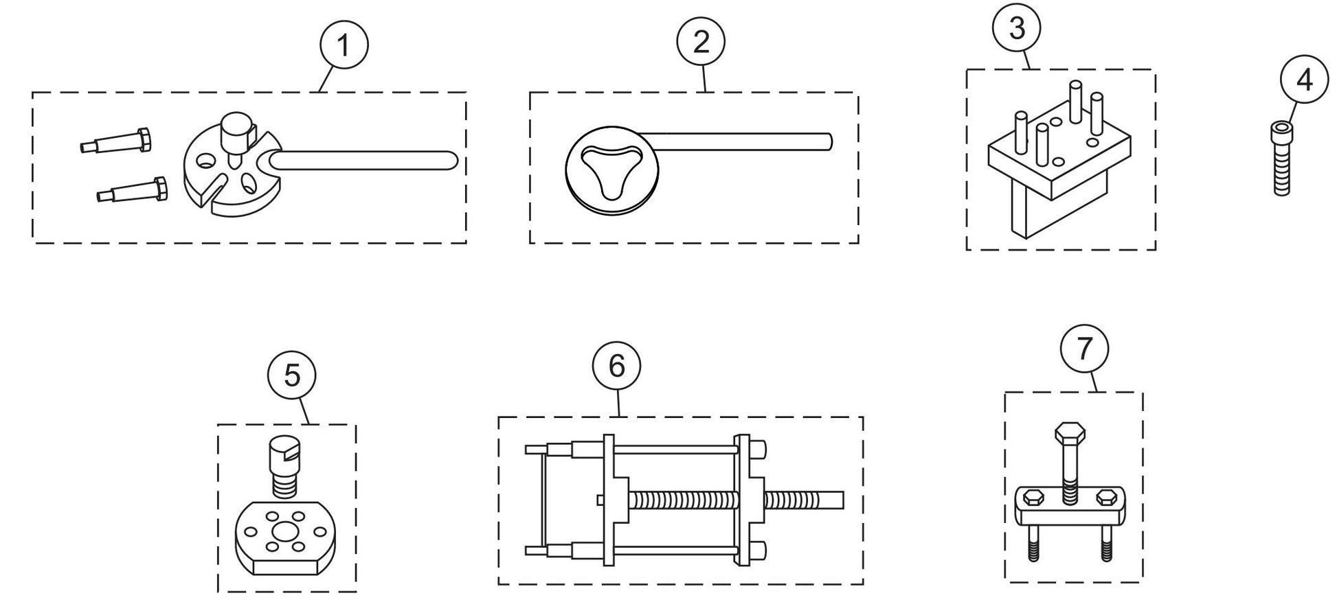 MTX70HD Tools Parts