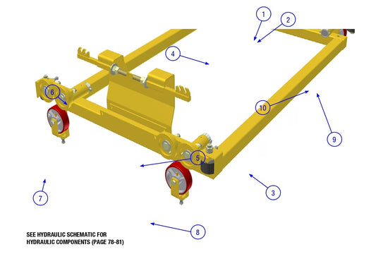 BDF6048B Top Carriage Assembly Parts by Allen Engineering
