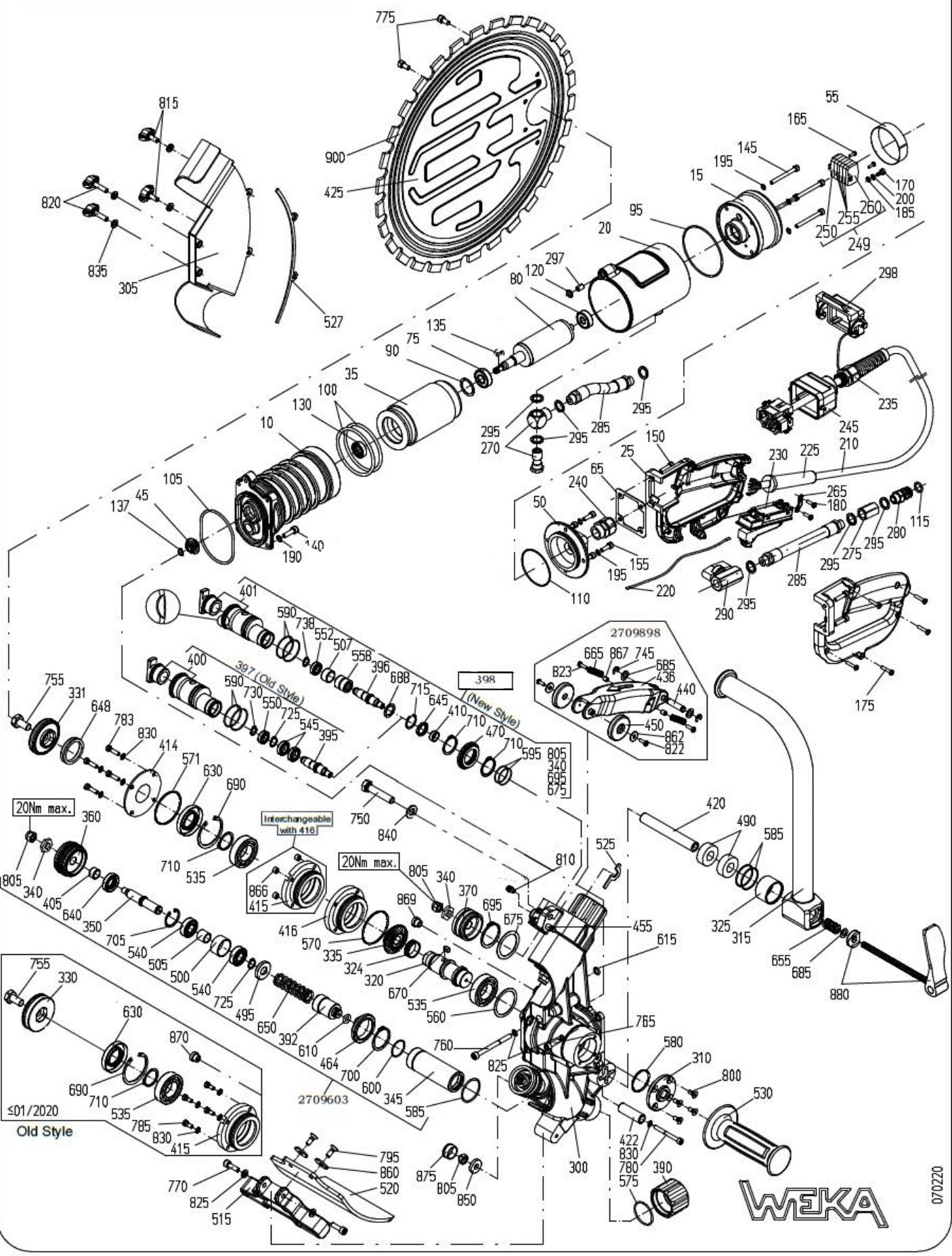 TR40 High Cycle Ring Saw Parts by Core Cut Diamond Products