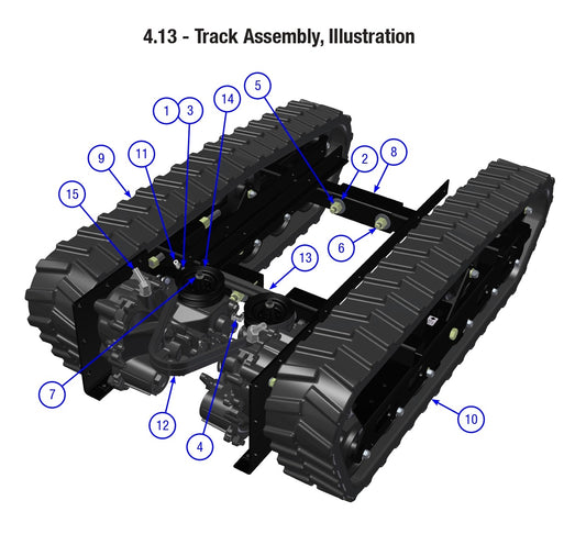 AT16 Track Assembly Parts By Allen Engineering