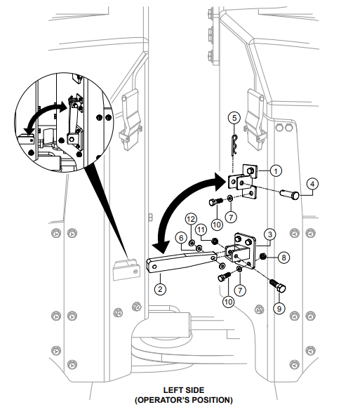 AAAA RX1575- Transport Securing Device Assembly Parts By Multiquip