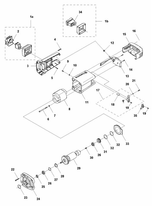 TS 60 Motor Assembly Parts
