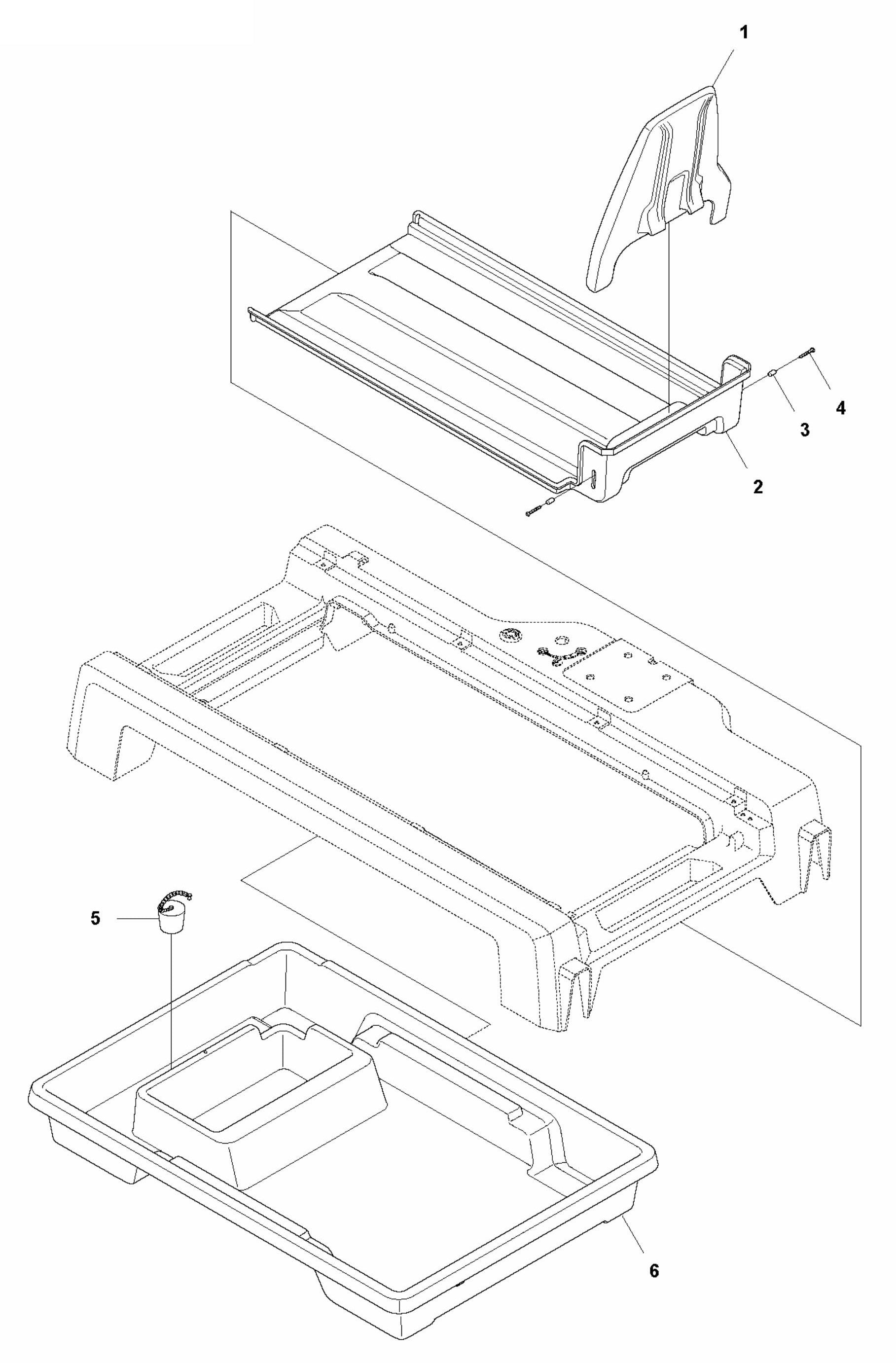 TS 60 Water Pan Assembly Parts