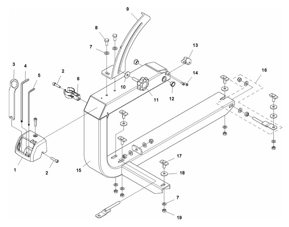 TS 70 Arm Assembly Parts