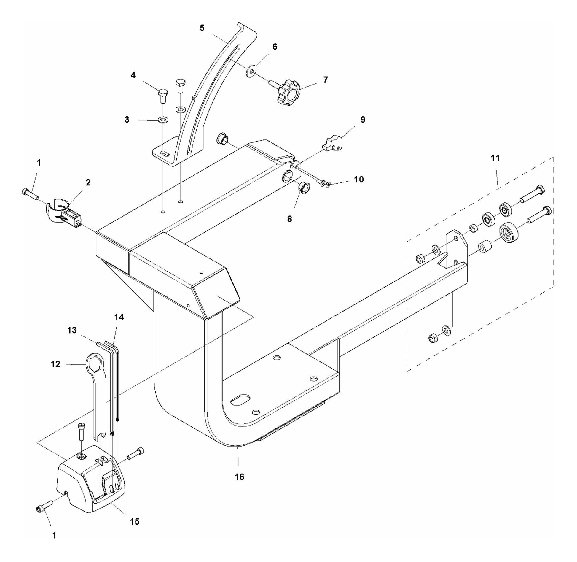 TS 90 Arm Assembly Parts