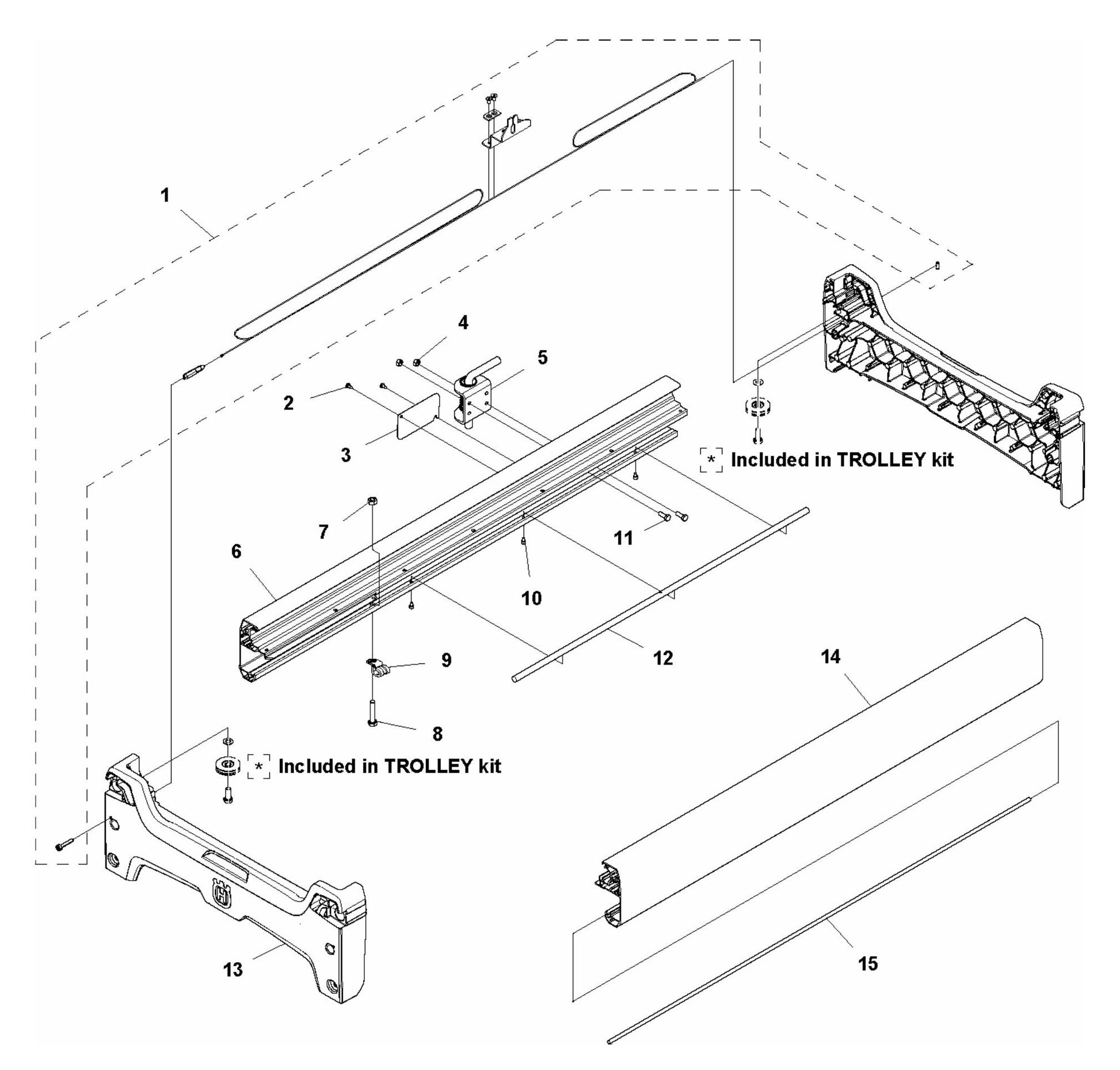 TS 90 Frame Assembly-1 Parts