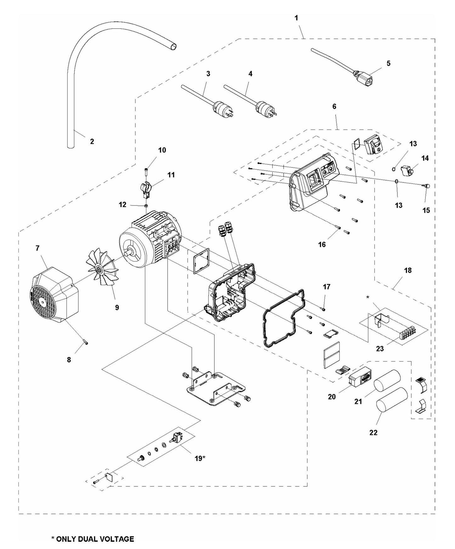 TS 90 Motor Assembly Parts