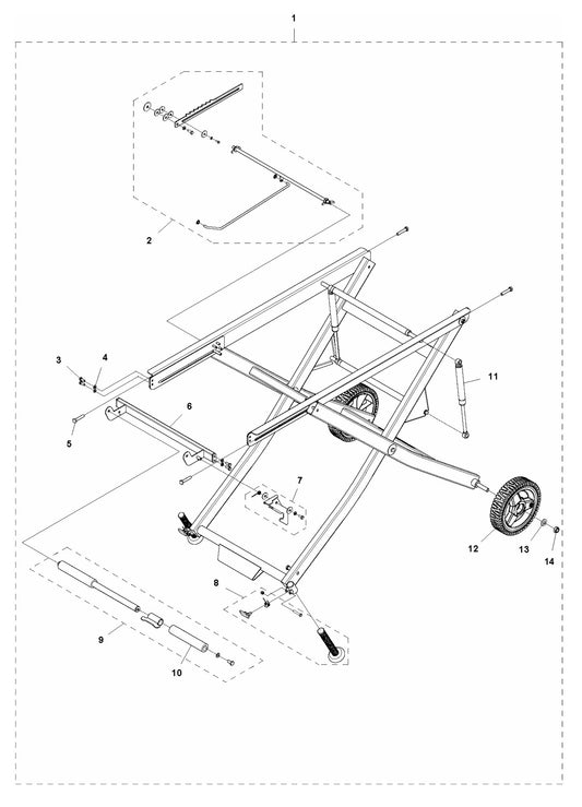 TS 90 Stands Assembly Parts