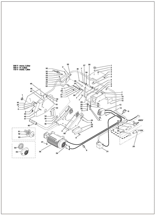 Parts For TS 100 R By Husqvarna