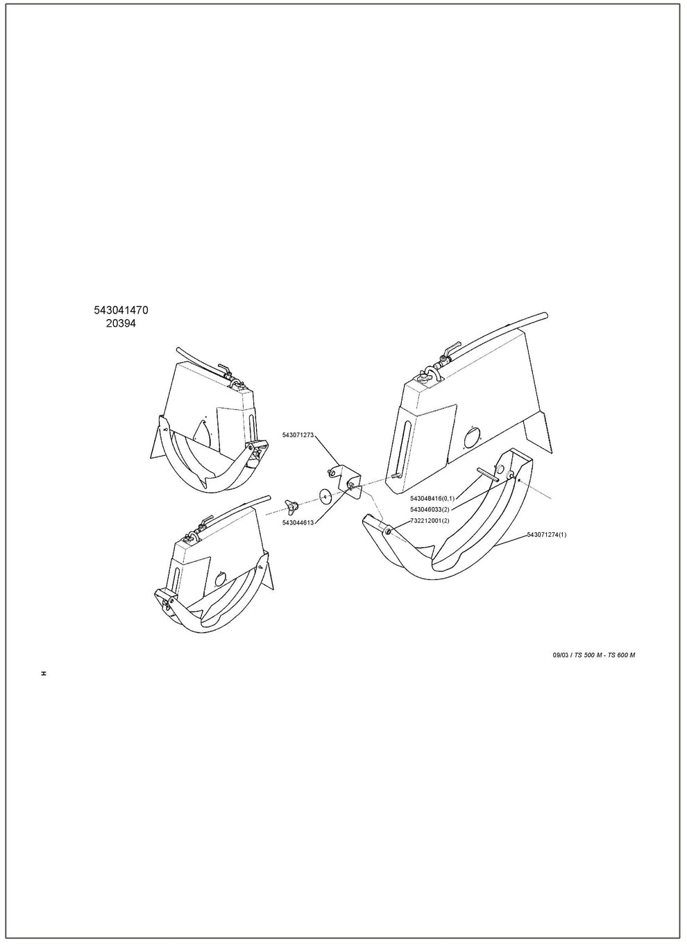 Image 4 Parts For TS 600 M By Husqvarna