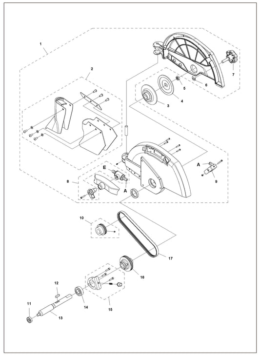 Image 3 Parts For TS 70 By Husqvarna
