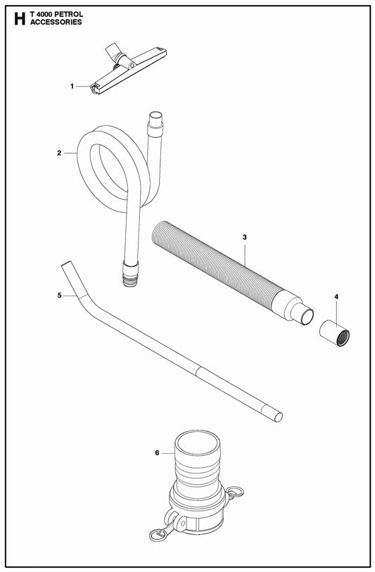 Accessories Parts For T 4000 Petrol Parts By Husqvarna
