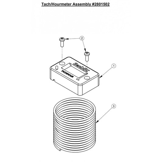 CC1823BVXLP (Tach Hourmeter Assembly)