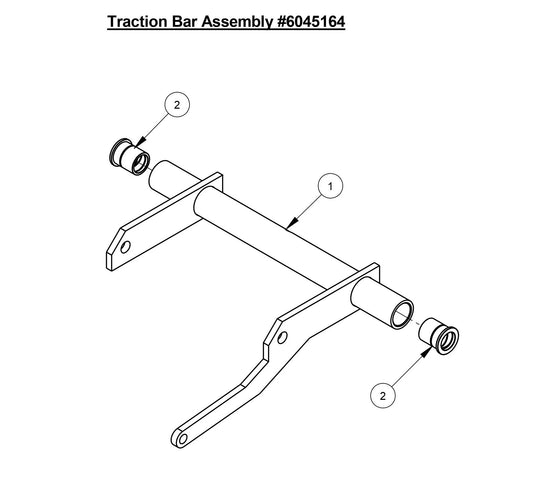 CC4144DXL-3 Traction Bar Assembly