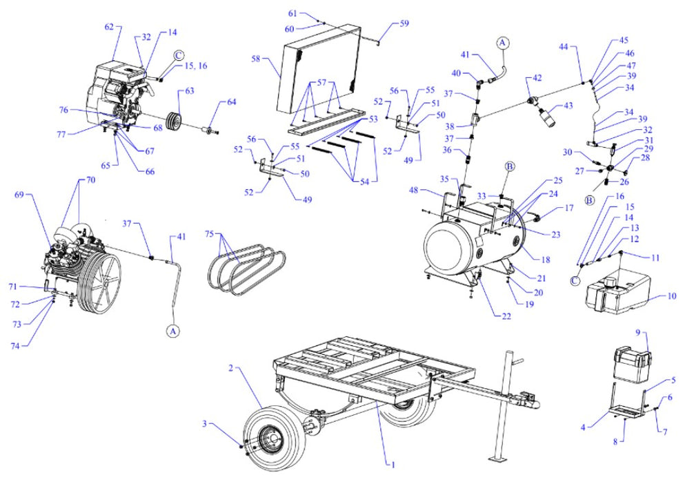 U18HGB-PT-CRC Assembly Parts By Jenny