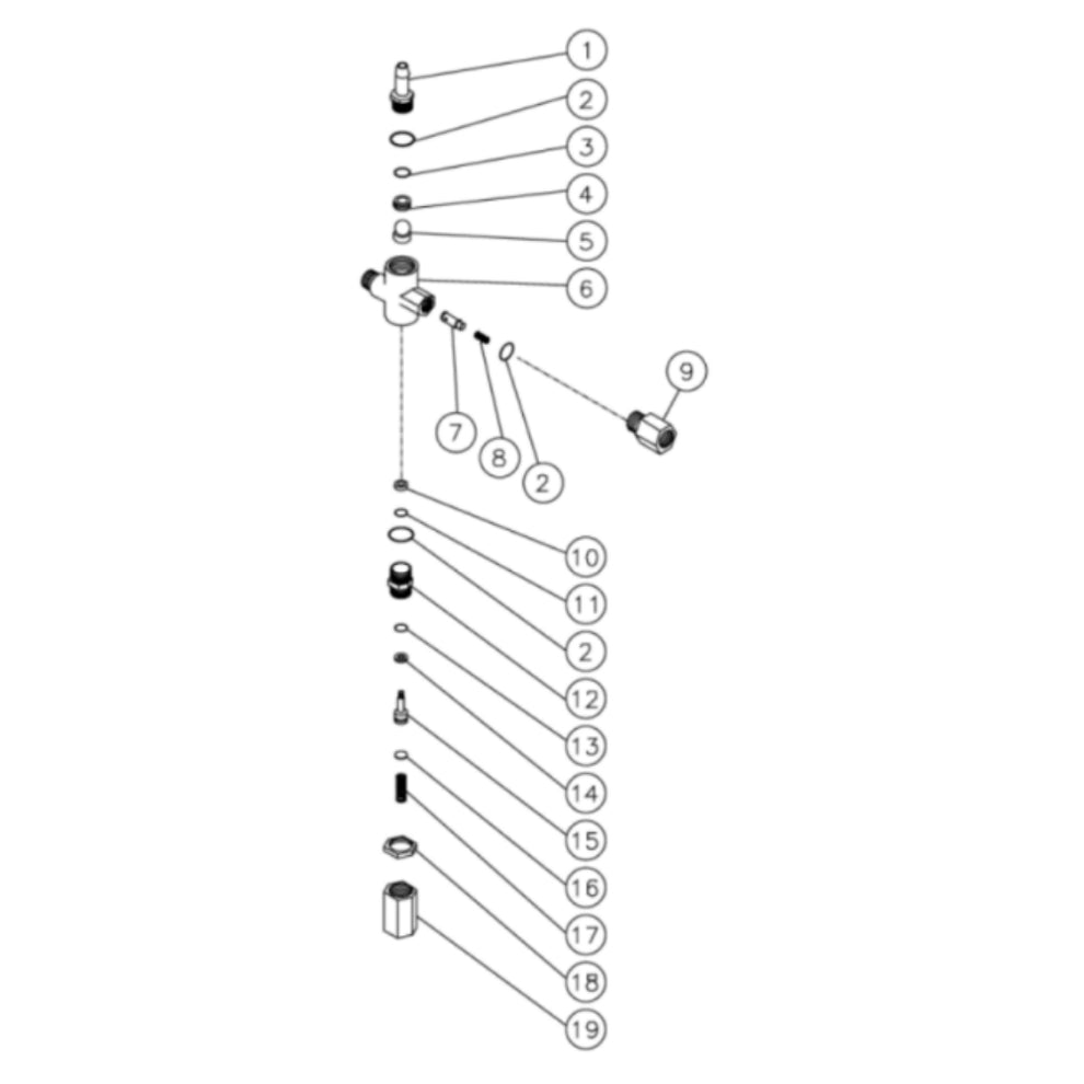 CD-1002-1MUC/1MUH, CD-1502-1MUC/1MUH (8-0295) Unloader Assembly Parts By Mi-T-M