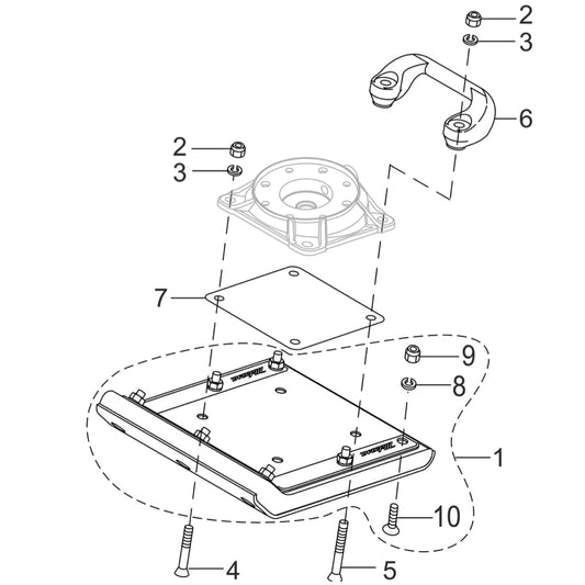 MTX60HD Foot Assembly Parts