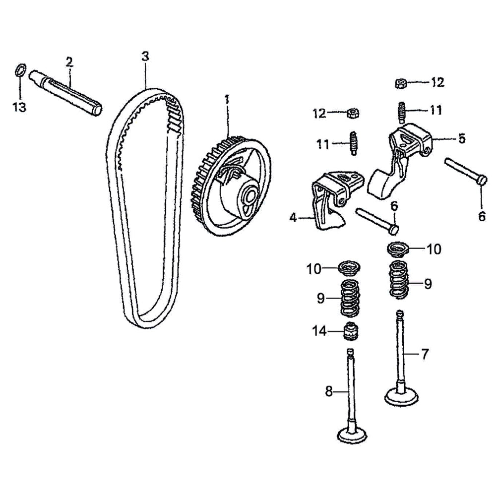 MTX60HD Honda GX100UKRBF Engine Camshaft Assembly