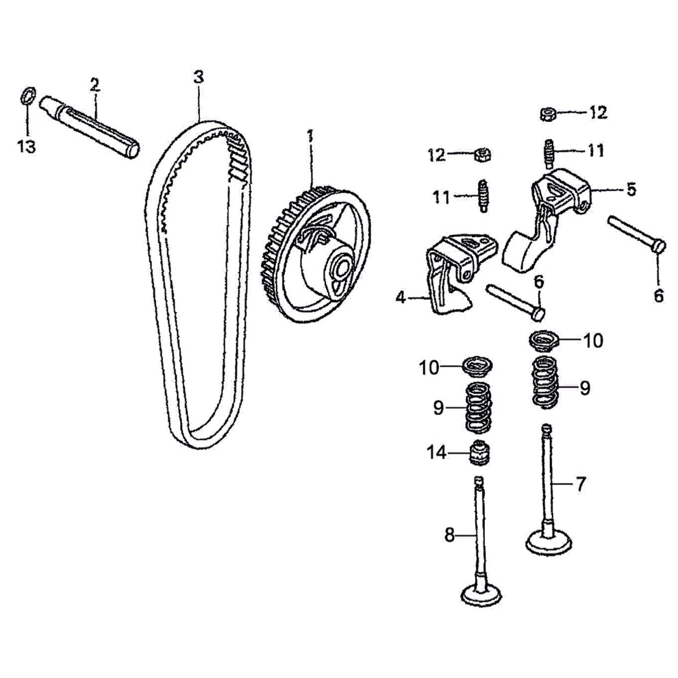 MTX60HD Honda GX100UKRBF Engine Camshaft Assembly