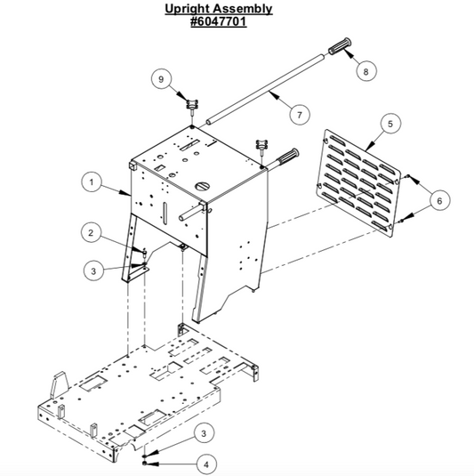 CC2500 Upright Assembly