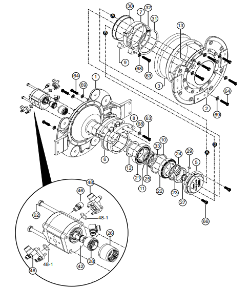 AAA RX1575 - Vibration  Assembly Parts By Multiquip