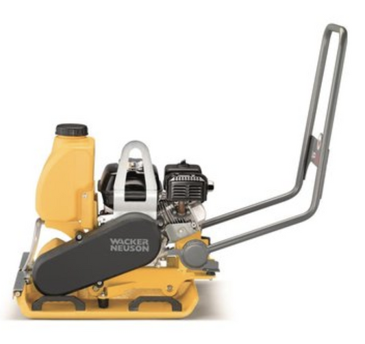 Wacker Neuson VP1550AW Single-Direction Plate Compactor with 15.2&quot; wide plate, 3372 lb force, Honda Engine &amp; Water Tank 5100029054