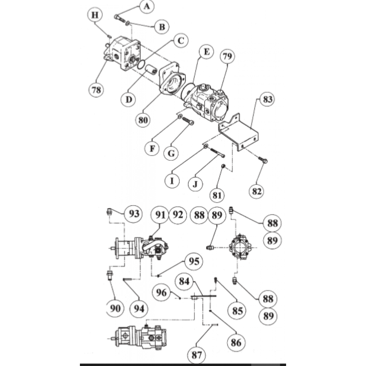 A VR-36HA — Hydraulic Drive Pumps Parts By Multiquip