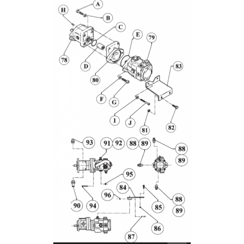 A VR-36HA — Hydraulic Drive Pumps Parts By Multiquip