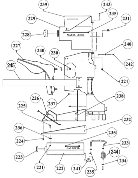 A VR-36HA —Sheet Metal, Fuel & Water Tanks, Seat Parts By Multiquip