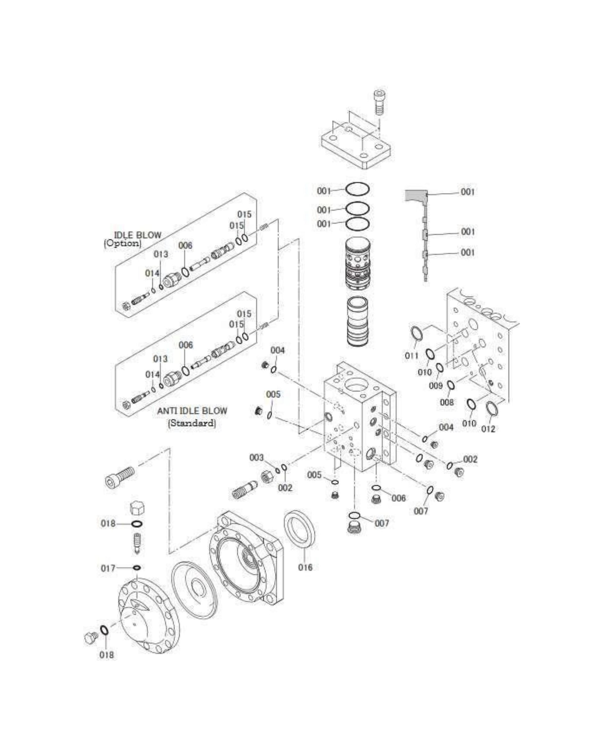 Valve-Accumulator Group Parts for FX770 By Husqvarna