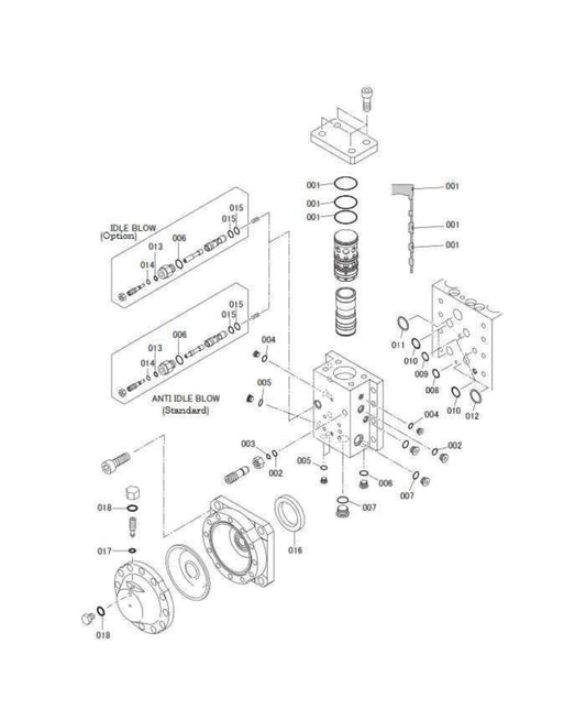 Valve-Accumulator Group Parts for FX770 By Husqvarna