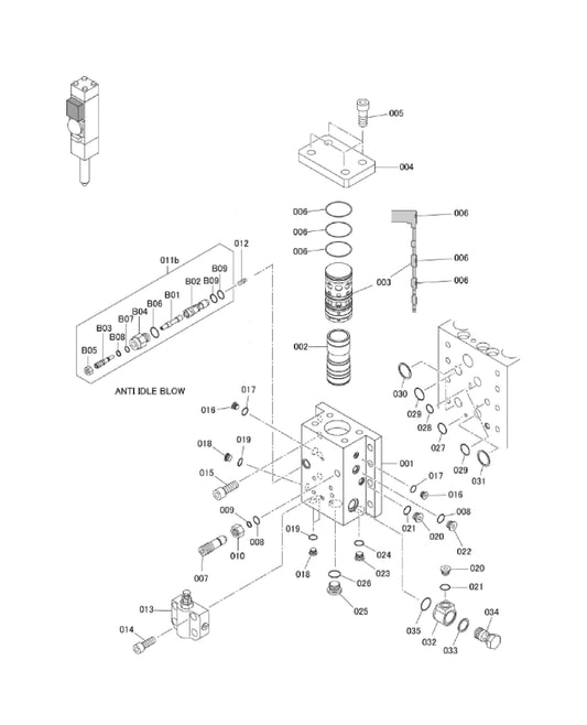 Valve Parts for FX770 By Husqvarna
